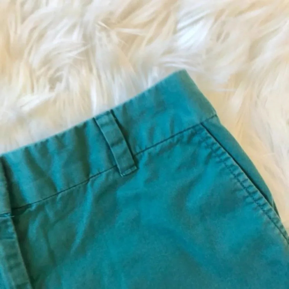 Loft Green 100% Cotton Shorts 0 - Picture 3 of 6